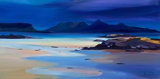 Storm Colours Rum 16"x32" £300 Mounted