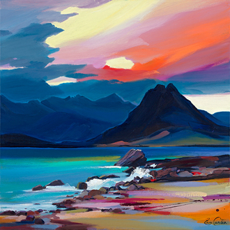 Mood of the Cullin 20"x20" £250 Mounted
