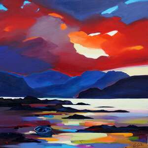 First Light In The Sound 32"x32"